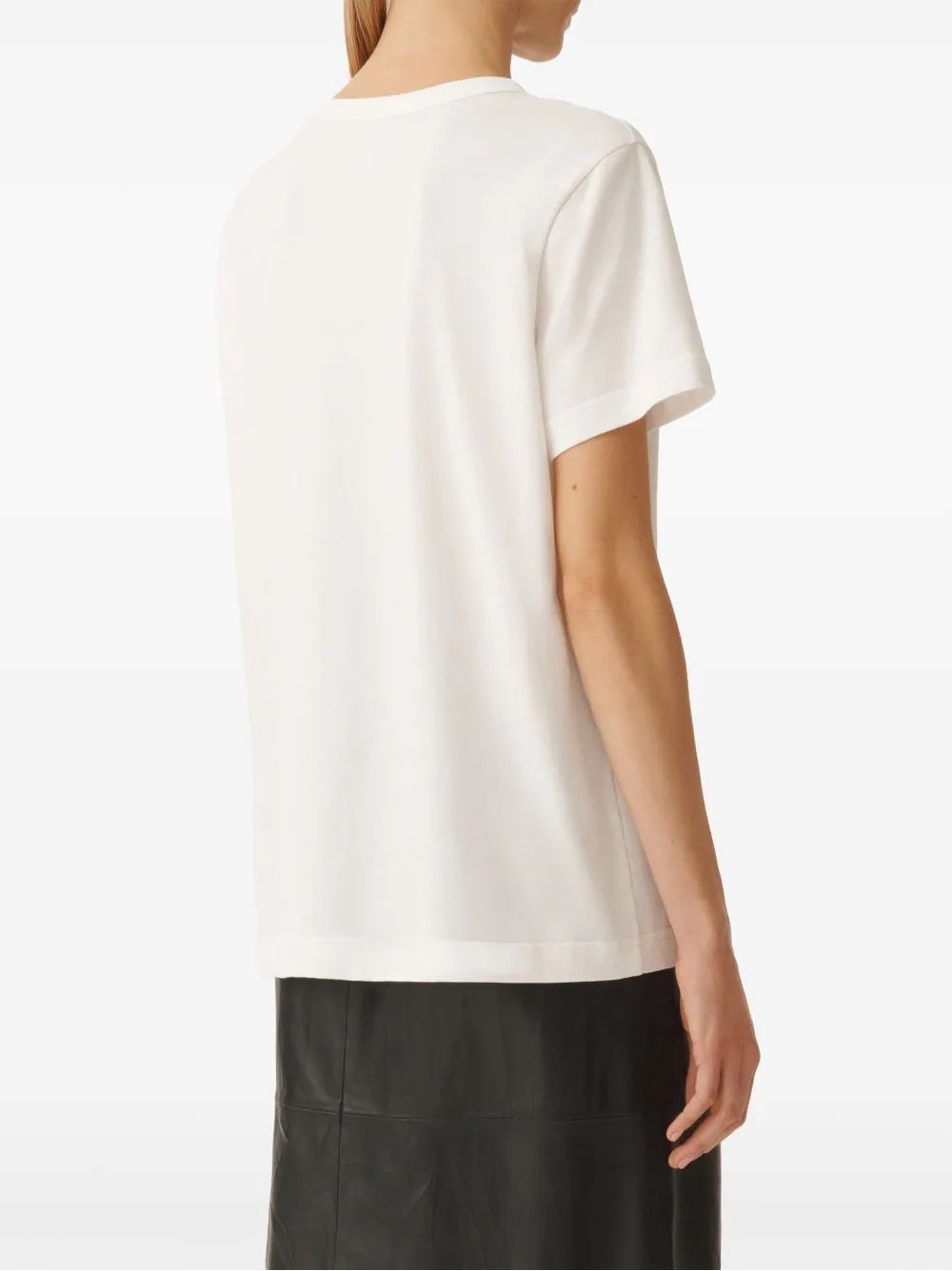 Tシャツ・カットソー FABIANA FILIPPI SS25 (TPD265F158 L2462196) Fabiana Filippi Purple Short-Sleeved Jersey T-Shirt Purple